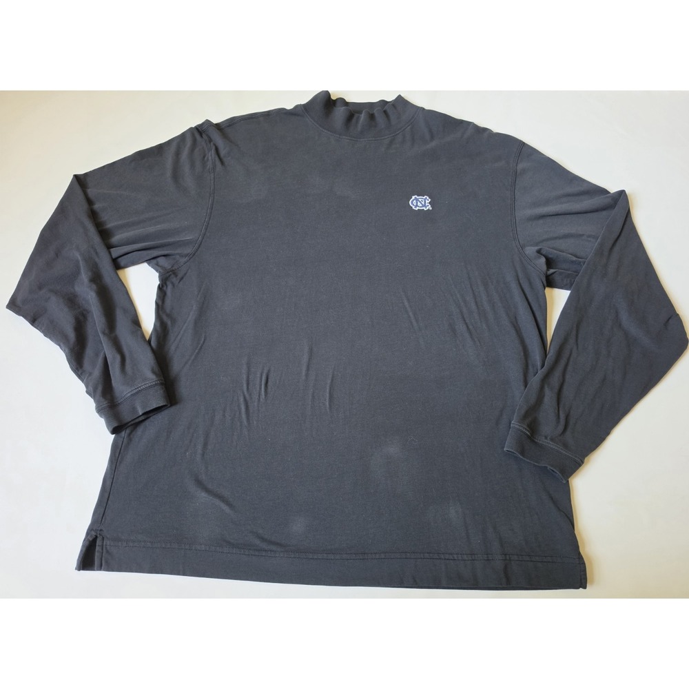 UNC Finley Men's Dark Gray Long-Sleeve Mock-Neck Shirt – Size: 2XL